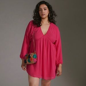 Anthropologie Forever That Girl sheer flowy mini dress